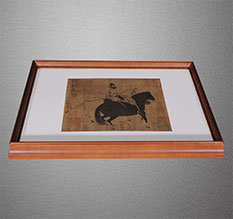 山海关书画装裱配框服务案例